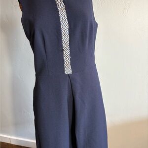 Eliza J Navy Dress With Ruffle Detail Size 6